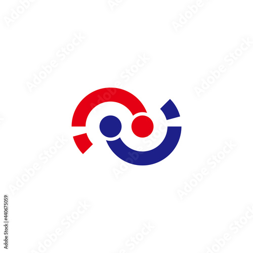 Free Download linked infinity line motion geometric logo vector - GFXLoad