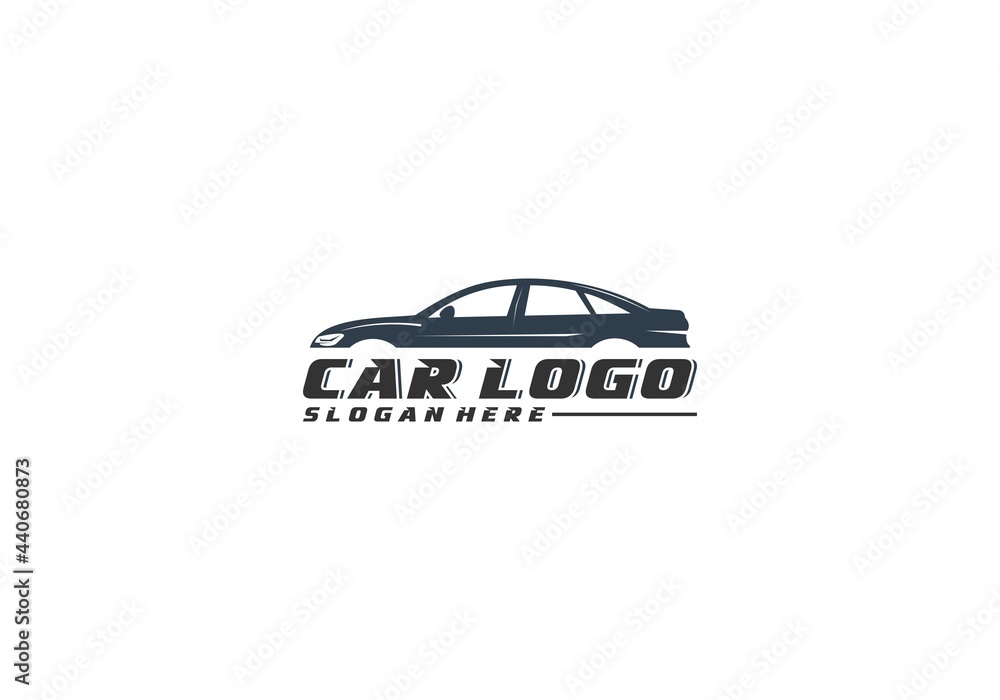 Car, Auto, automotive logo template in white background Car, Auto, automotive logo template in white background