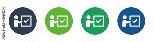Confirm, verify, approval, accept, done, correct and checkmark icon vector set.