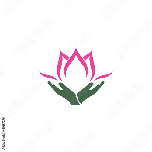 Lotus flowers illustration