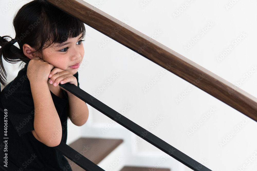 Sad child from this father and mother arguing, family negative concept. Sad child from this father and mother arguing, family negative concept.