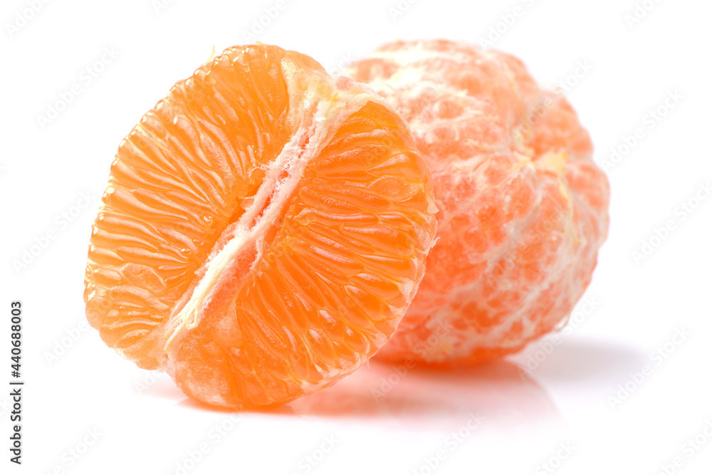 Orange mandarin or tangerine fruit isolated on white background Orange mandarin or tangerine fruit isolated on white background