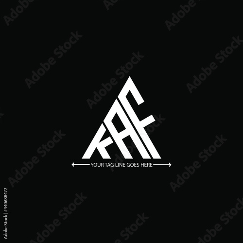 KAF letter logo creative design. KAF unique design

 photo