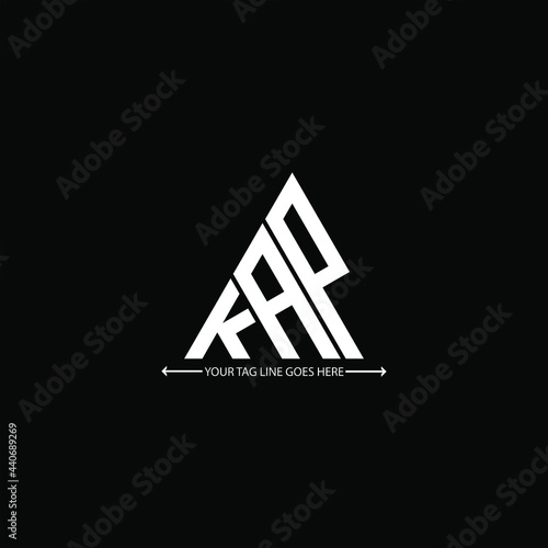 KAP letter logo creative design. KAP unique design
