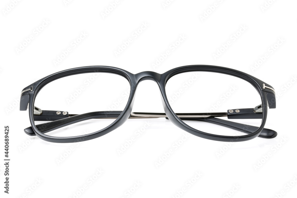 Black Eye Glasses on white background Black Eye Glasses on white background