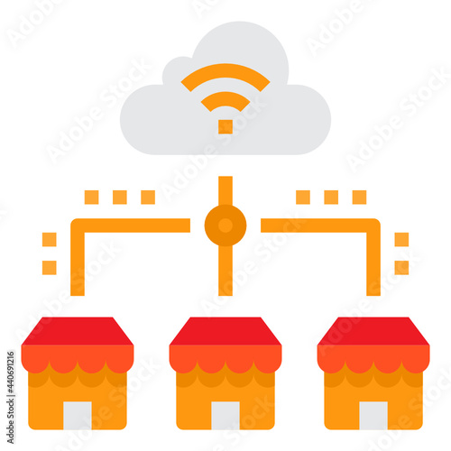 Cloud flat icon