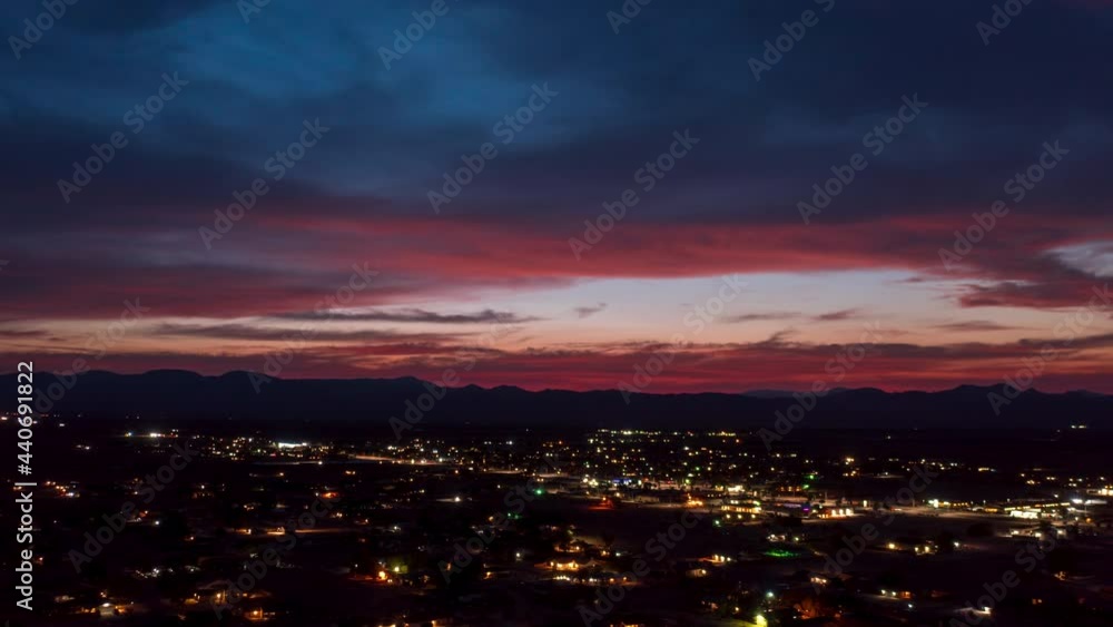 As the sun descends, so does this dynamic aerial hyper lapse of California City in the Mojave Desert As the sun descends, so does this dynamic aerial hyper lapse of California City in the Mojave Desert