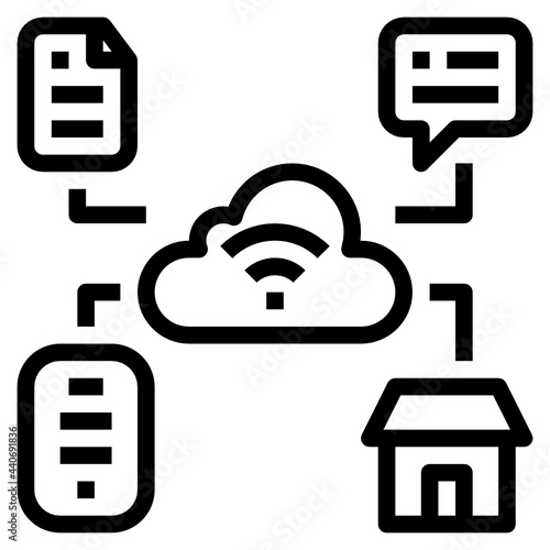 Cloud outline icon