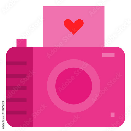 Camera flat icon