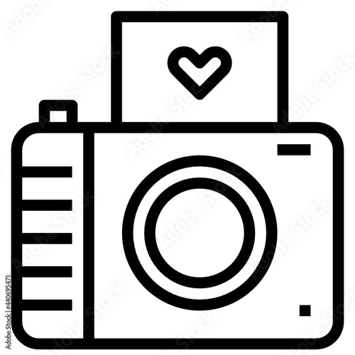 Camera outline icon