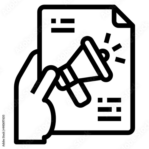 Hand outline icon