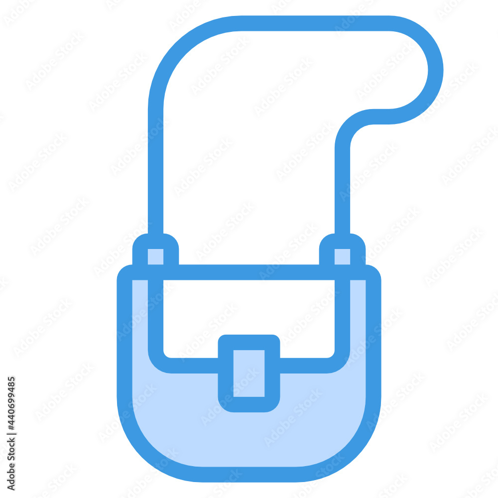 bag blue outline icon bag blue outline icon