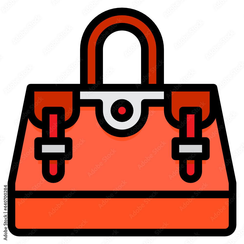 bag filled outline icon