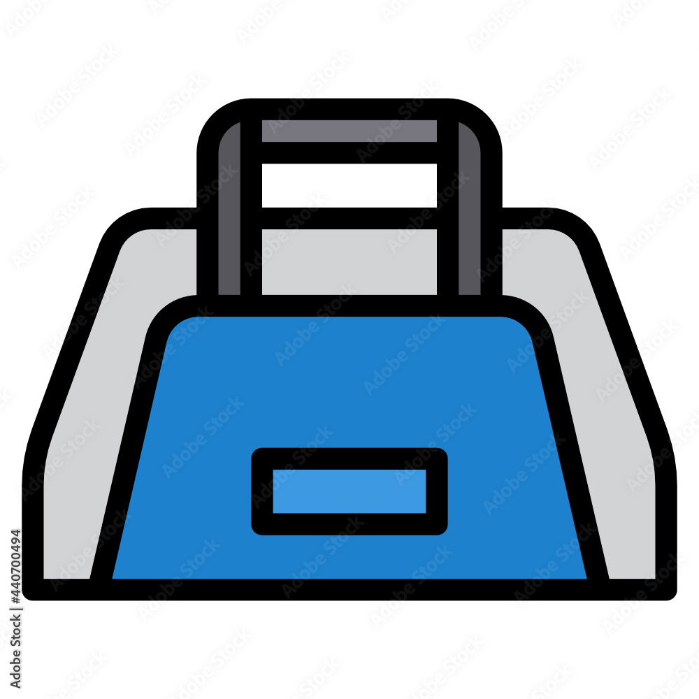 bag filled outline icon