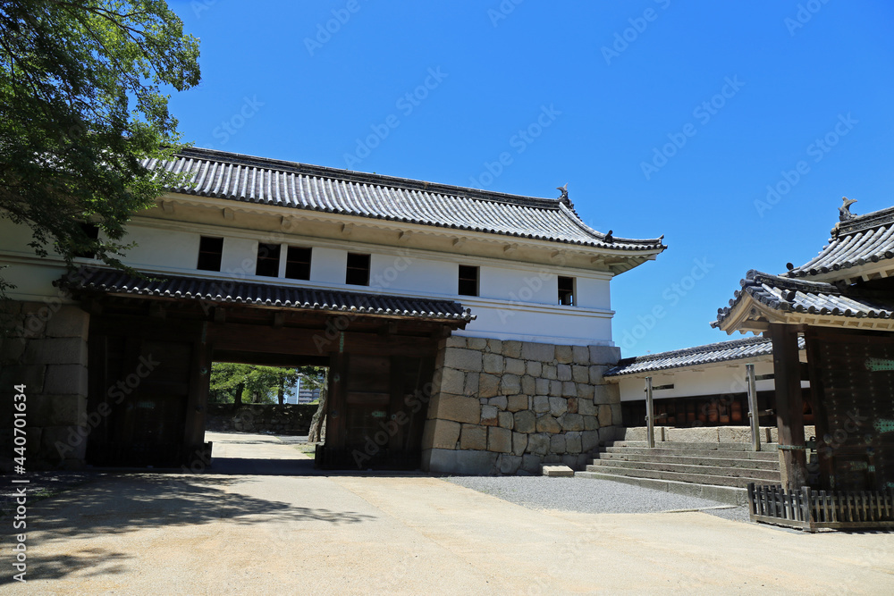 初夏の丸亀城