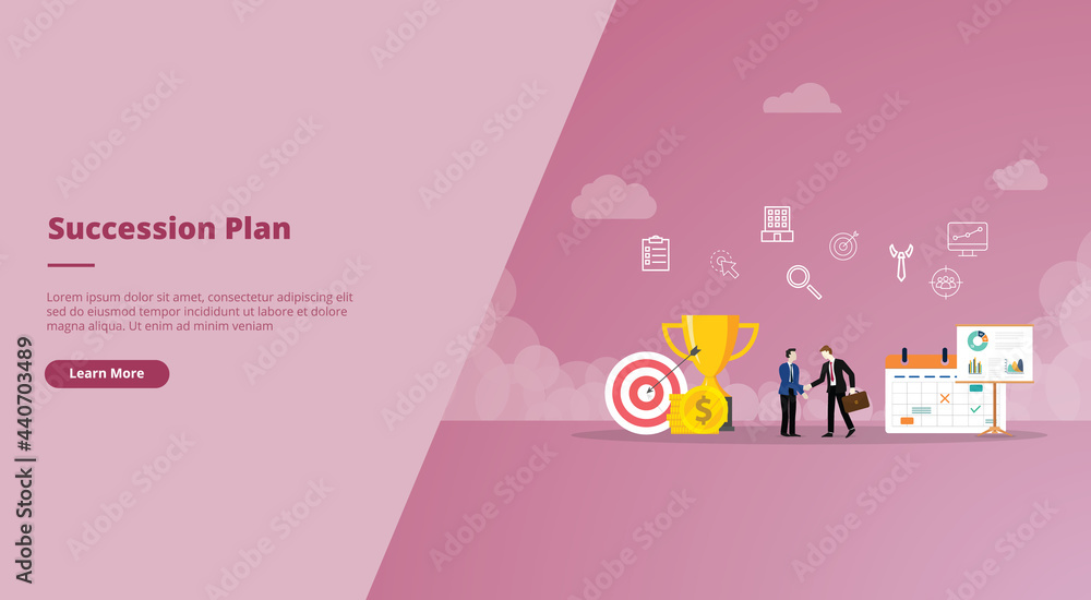 succession plan concept for website landing homepage template banner or slide presentation cover succession plan concept for website landing homepage template banner or slide presentation cover