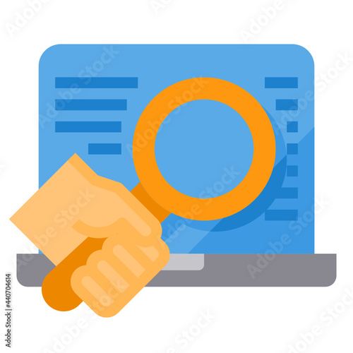Search flat icon