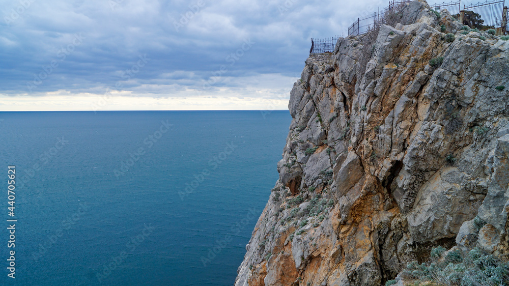 Views of the castle Swallow's Nest in Crimea
