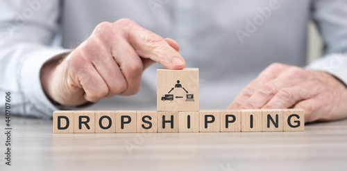 Concept of dropshipping photo