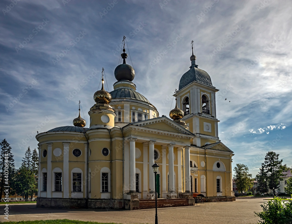 Assumption of Our Lady cathedral. City of Myshkin, Russia. Years of construction 1805 - 1820