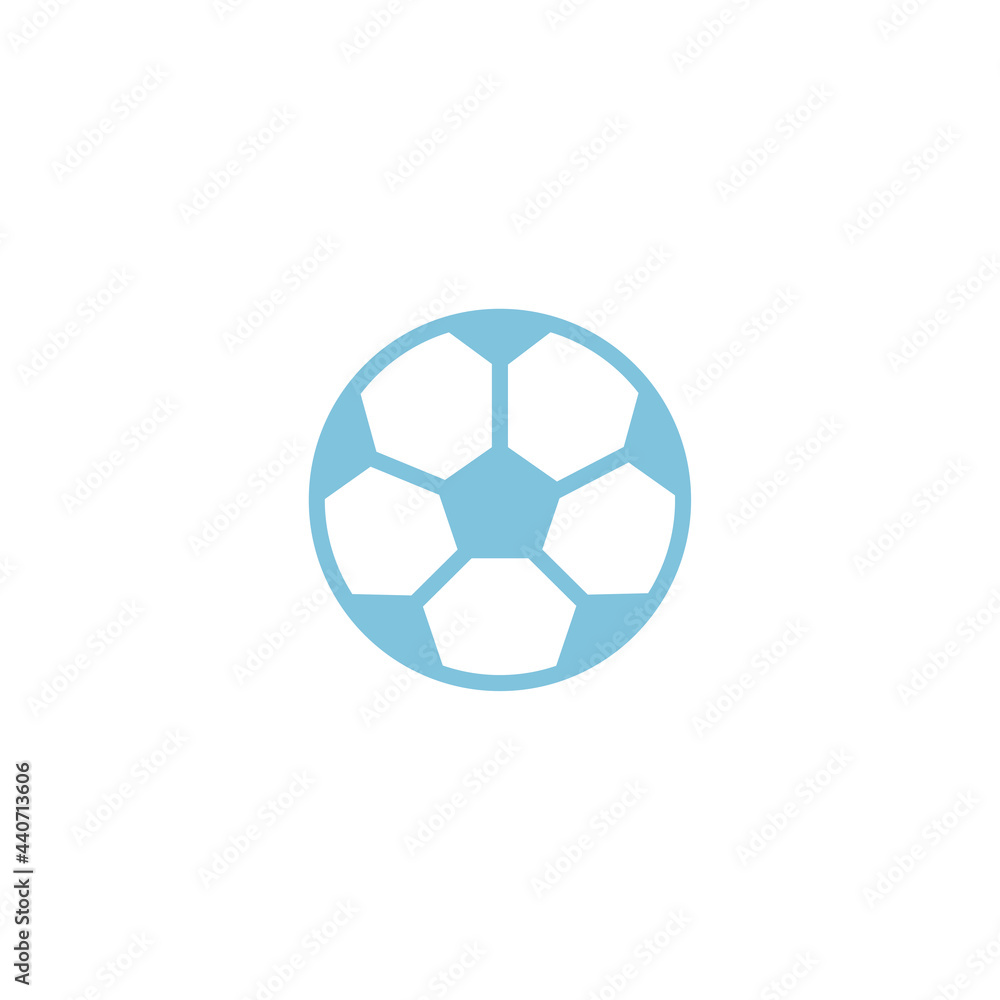 football ball icon, isolated, white background football ball icon, isolated, white background