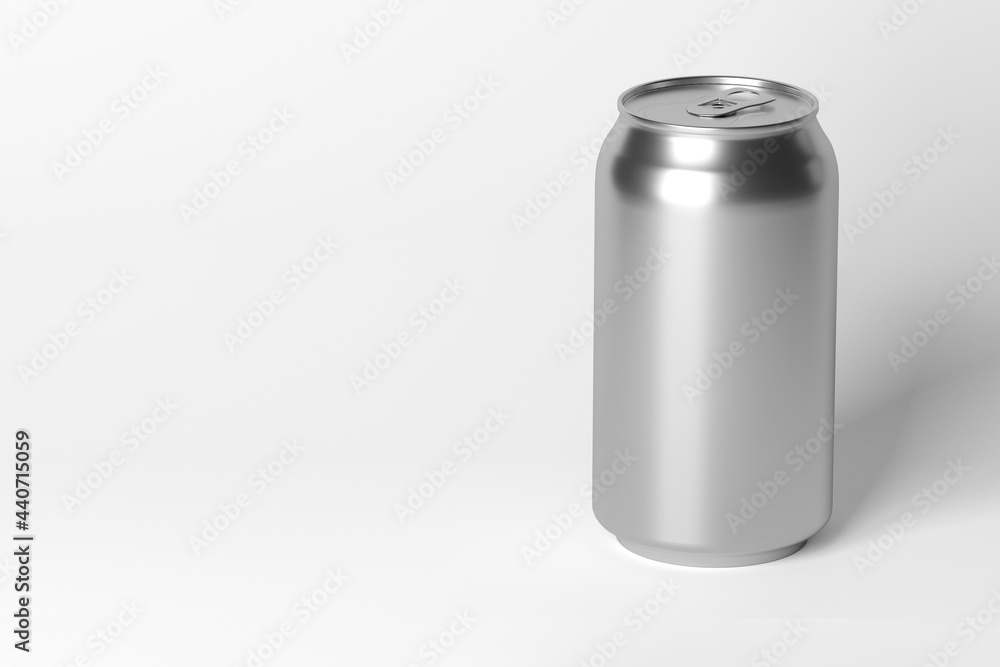 mock up view of a metal can - 3d rendering mock up view of a metal can - 3d rendering
