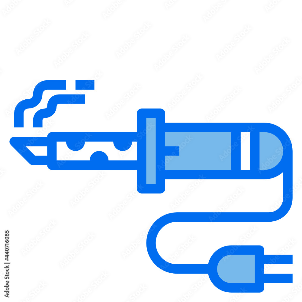 component blue line icon