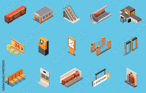 Subway Isometric Set