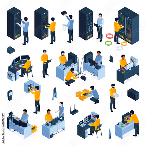 System Administrator Icons Set