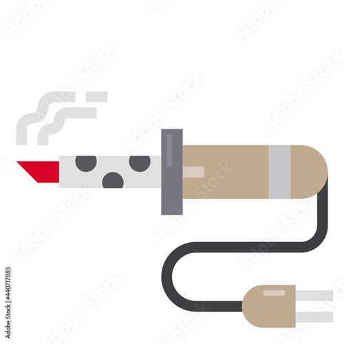 Elec_component flat icon