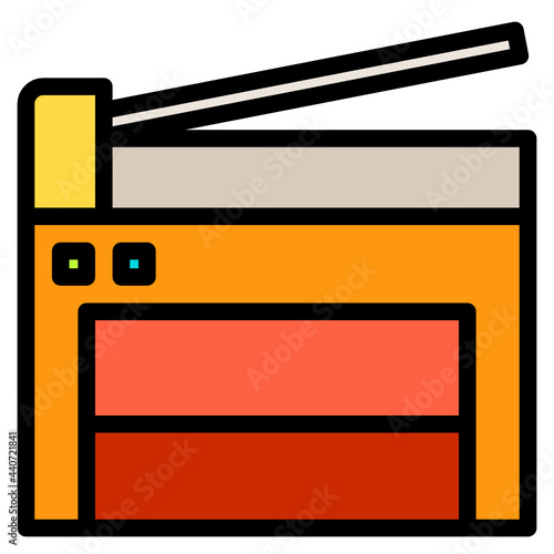Photocopier line icon