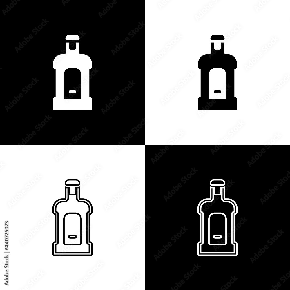 Set Orujo icon isolated on black and white background. Vector Set Orujo icon isolated on black and white background. Vector