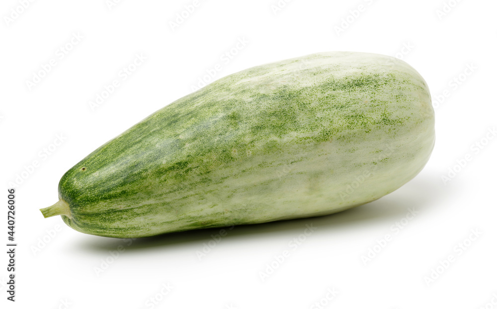 Muskmelon (yangjiaomitianguo) on white background Muskmelon (yangjiaomitianguo) on white background
