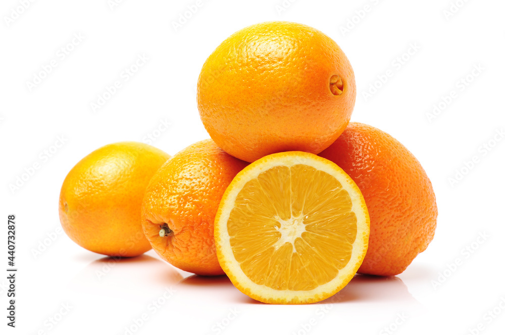 oranges fruit isolated on white oranges fruit isolated on white