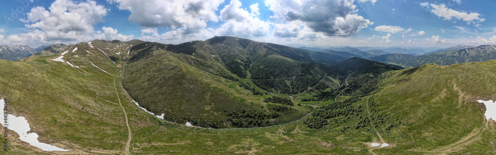 Naklejka premium panorama of the mountains