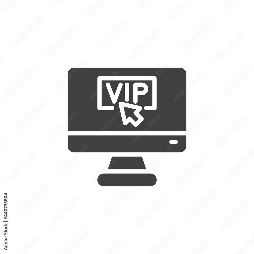 VIP booking vector icon VIP booking vector icon