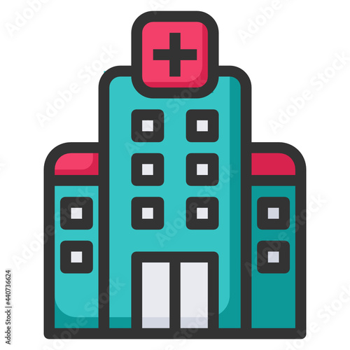 coronavirus line color icon