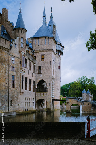 Castle de Haar Utrecht, view of De Haar Castle in Dutch Kasteel de Haar is located in Utrecht Netherlands the current buildings all built upon the original castle, date from 1892 Netherlands photo