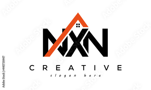 NXN letters real estate construction logo vector photo