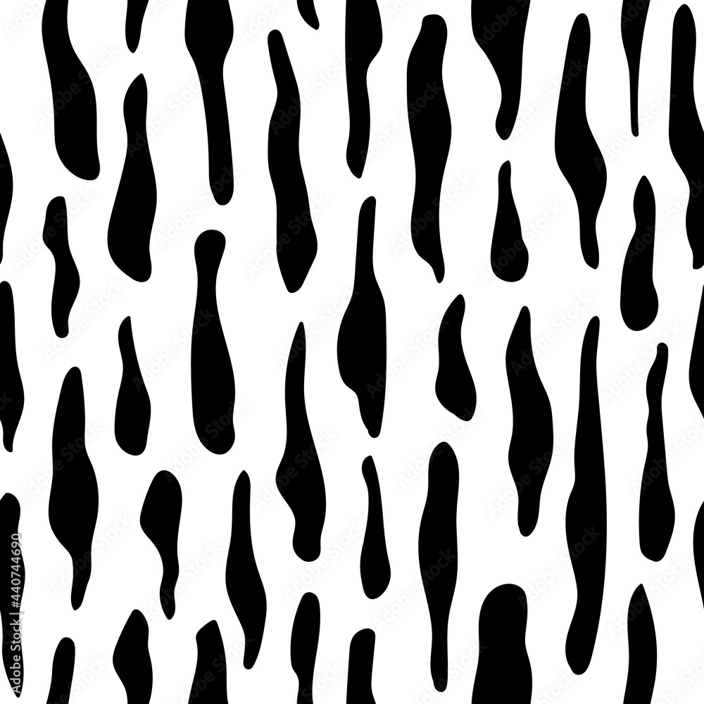 Hand drawn animal skin shapes seamless pattern Hand drawn animal skin shapes seamless pattern