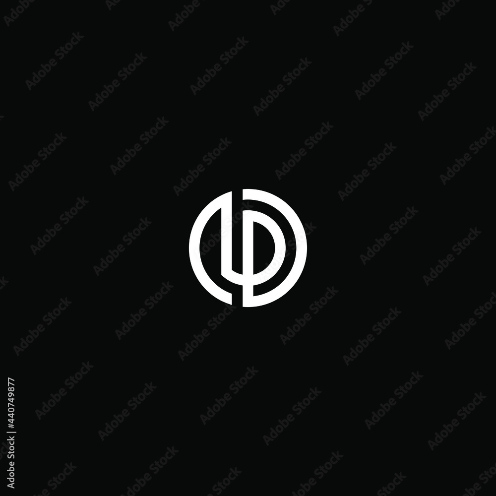 Fototapeta premium Letter BP Or PB monogram Logo. clean, simple, and easy to recognize. combination of letters B and P or lines of letters P and B. suitable for your company.