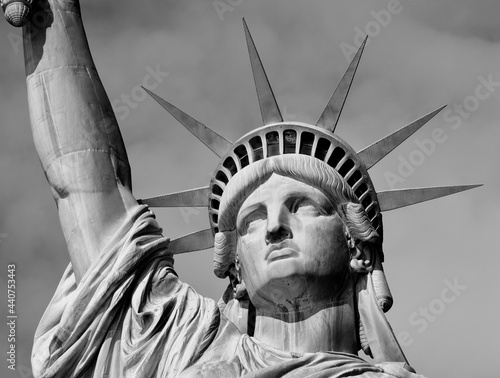 Close Up of Statue of Liberty, New York, United States of America photo