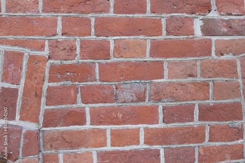 red brick wall