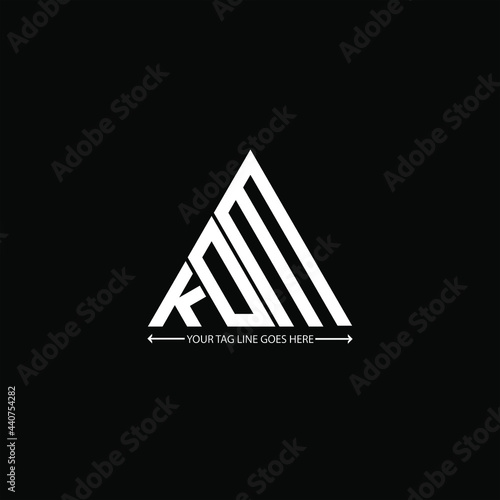 KDM letter logo creative design. KDM unique design, KOM letter logo creative design. KOM unique design
