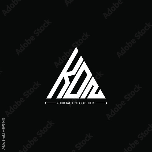 KDN letter logo creative design. KDN unique design, KON letter logo creative design. KON unique design