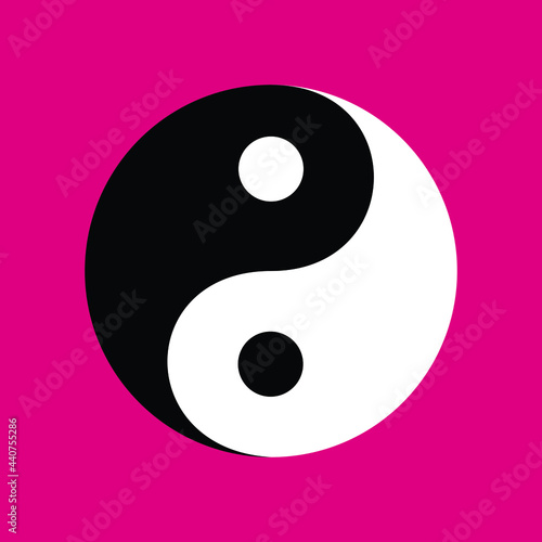 Opposites vector icon illustration sign