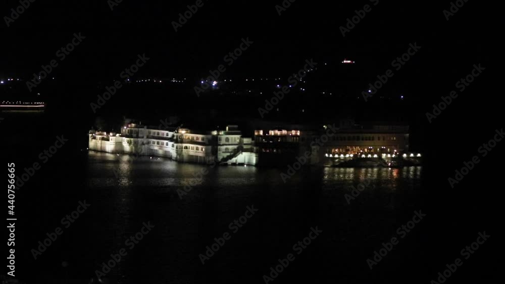 Taj Lake Palace Illuminated at Night Taj Lake Palace Illuminated at Night