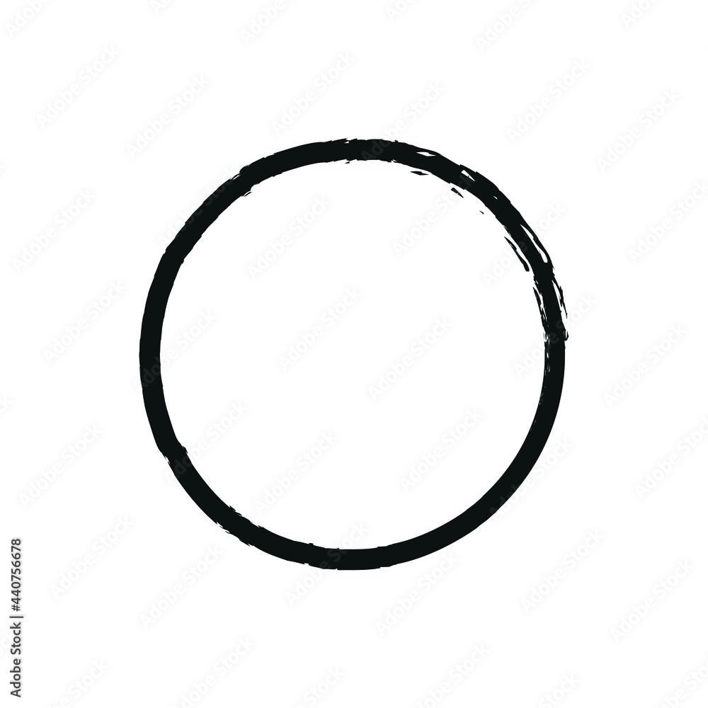 round brush circle vector round brush circle vector