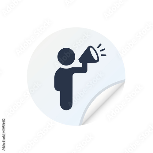 Business Announcement - Sticker