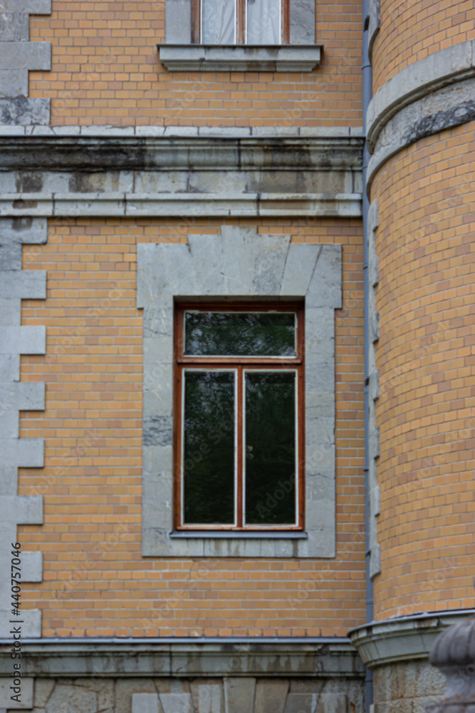 Palace window, old window, palace facade